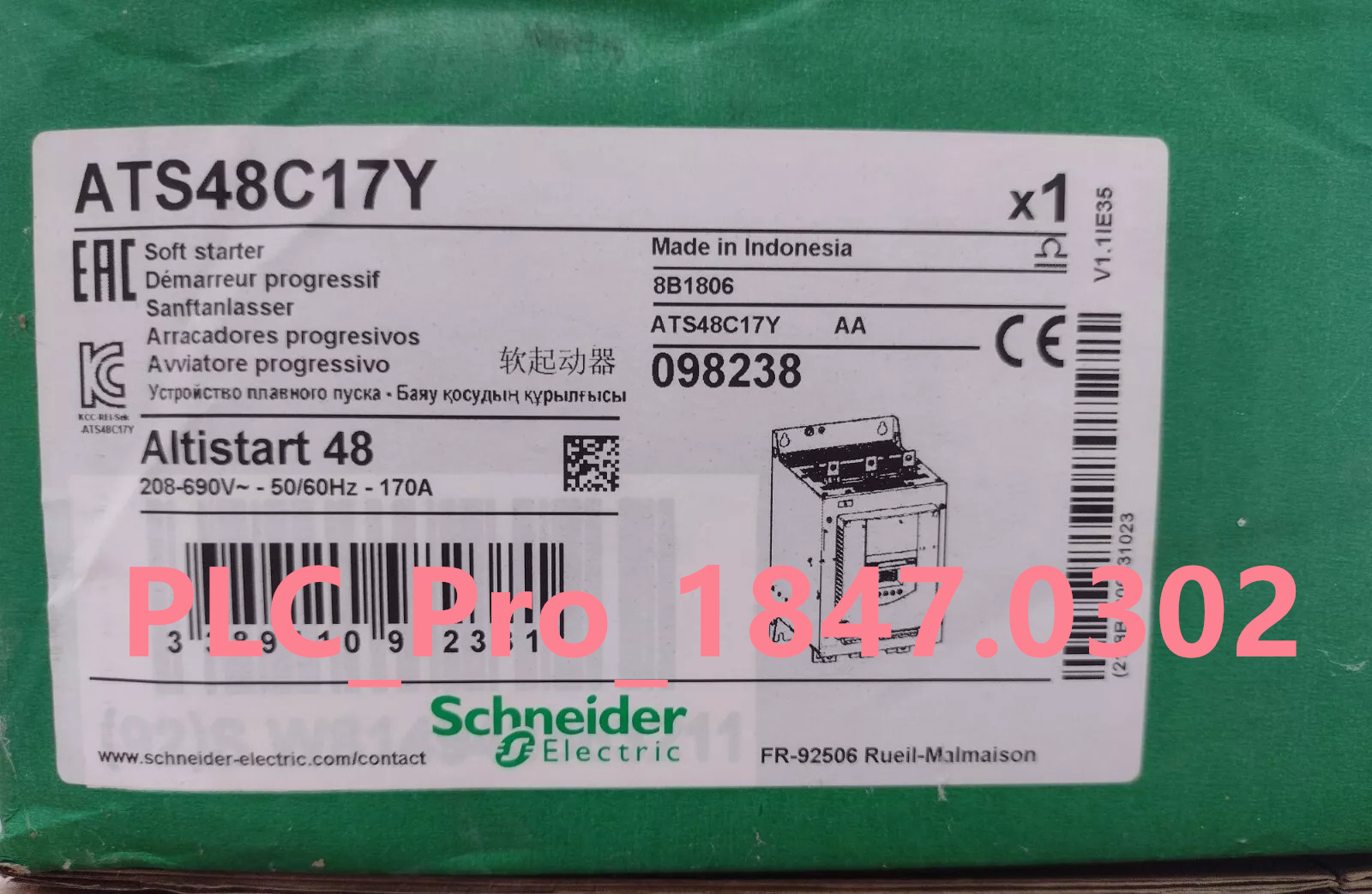 ATS48C17Y 1PCS Brand New Schneider ATS48C17Y Quality Assurance  Fast delivery