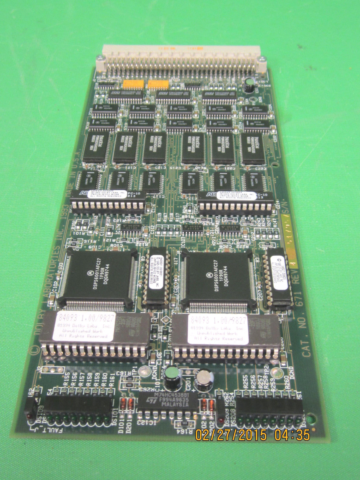 Dolby Cat.671 Dual DSP board DA20 for CP500 Cinema Sound Processor