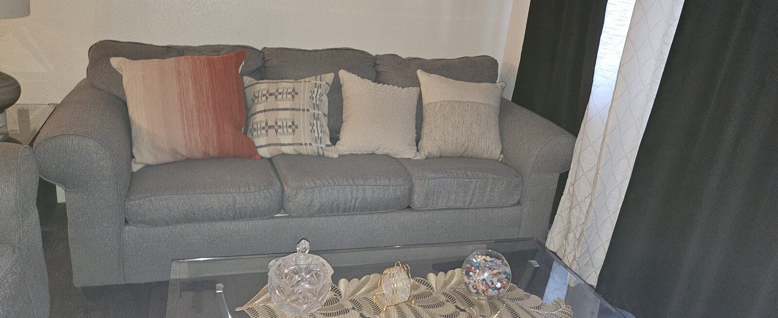 Grey Living Room Couch Set