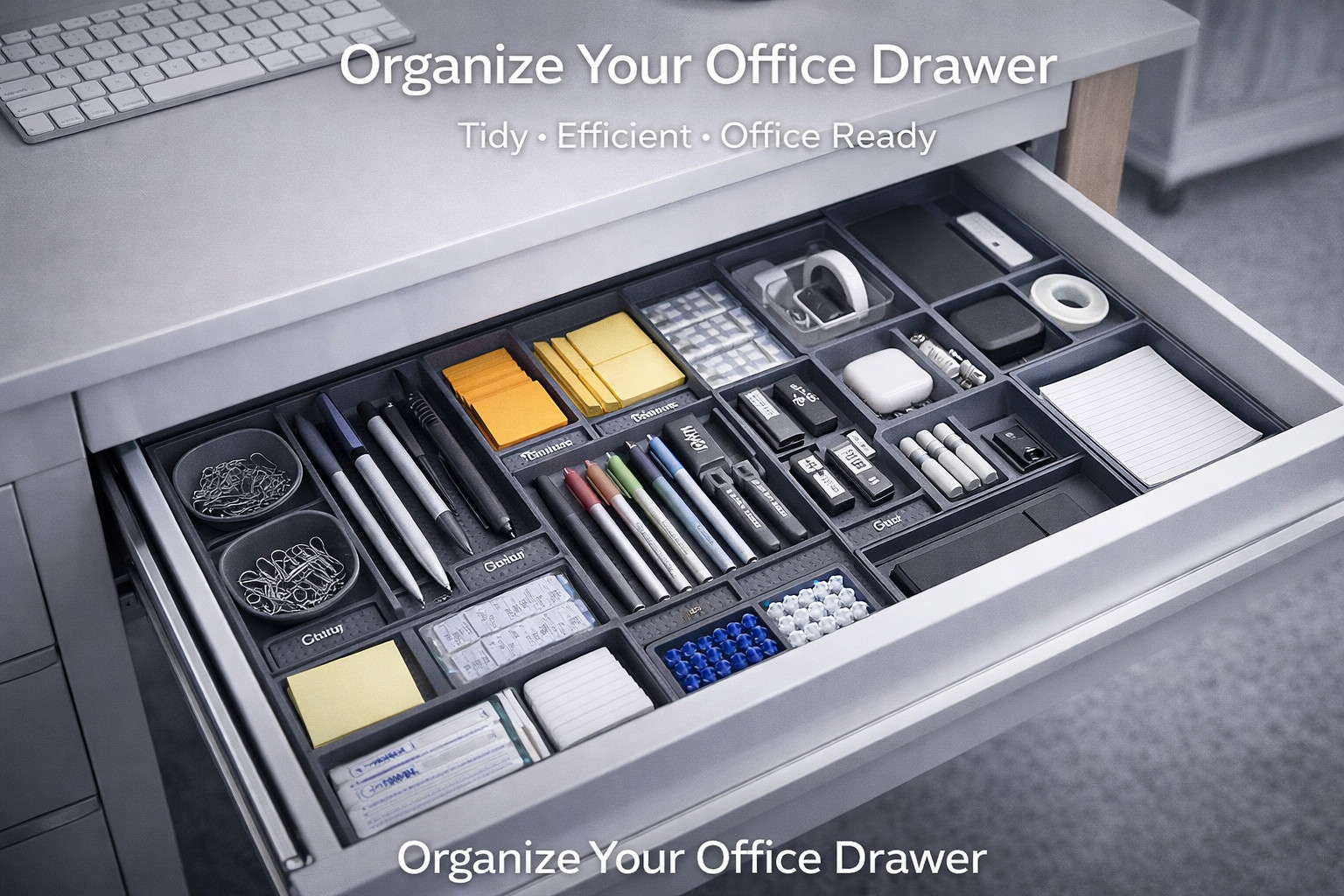 Gridfinity 1×1 Bin Modular Drawer Storage | 3U 6U 9U | Fits Standard Base Plates