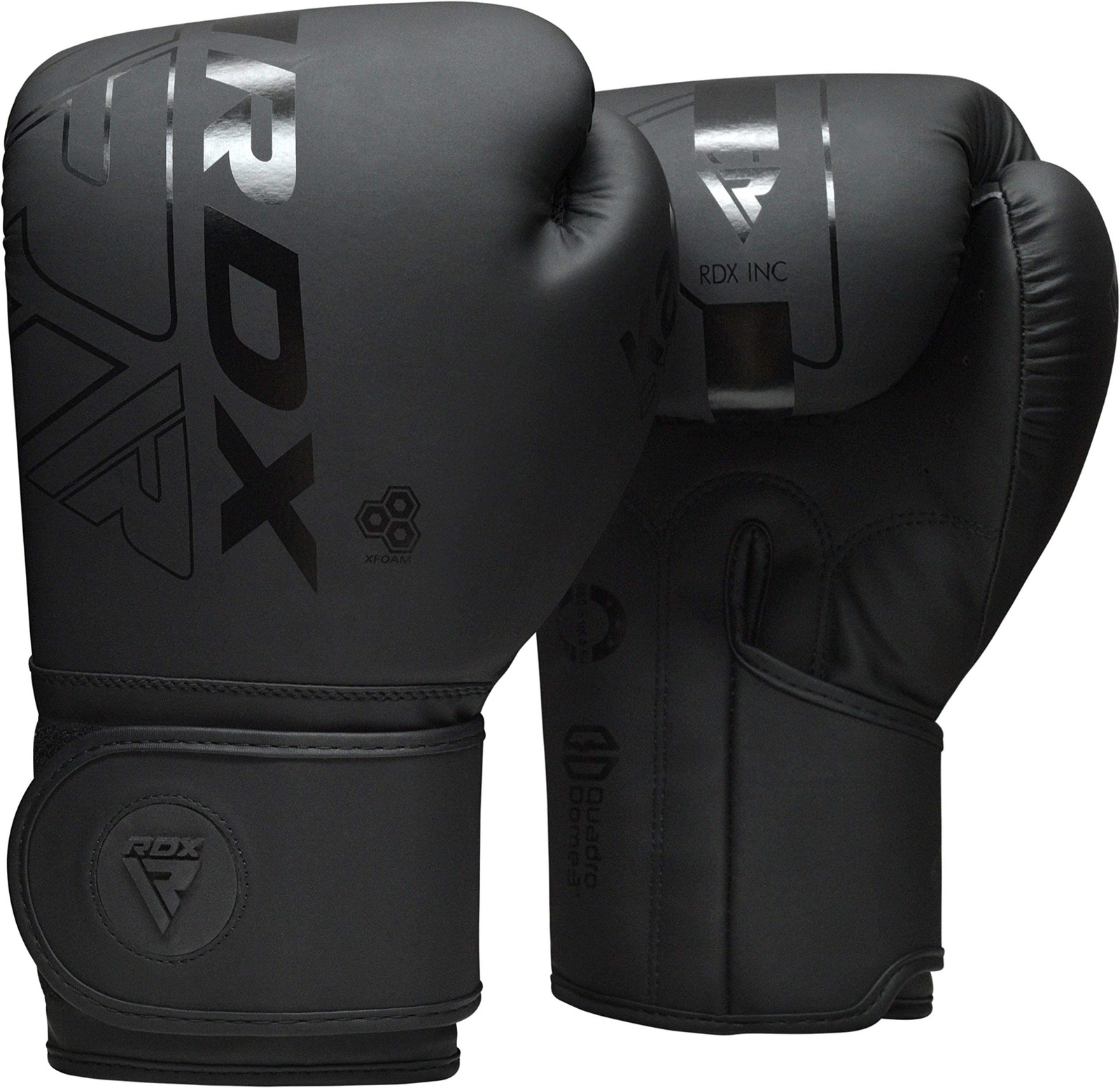 RDX Boxing Gloves, Pro Training Sparring, Maya Hide Leather, 16 OZ, BLACK