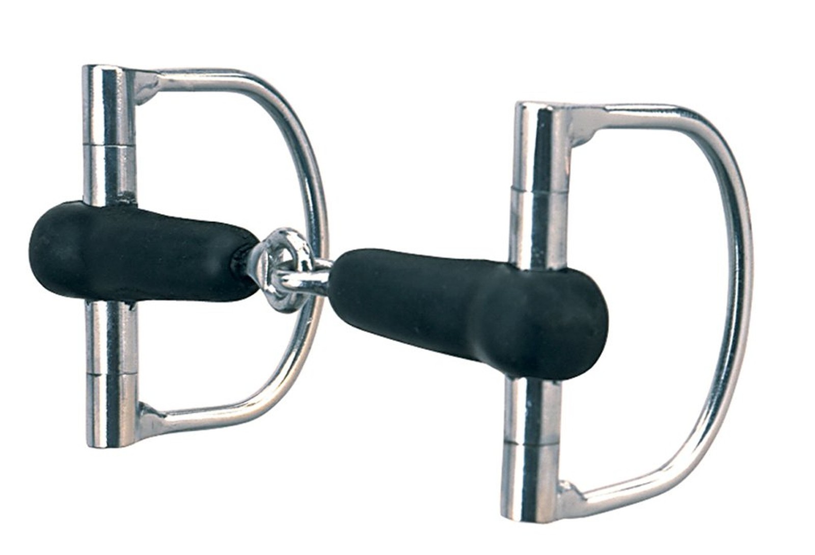 Weaver Equine Rubber Dee Ring Snaffle Bit, 5"