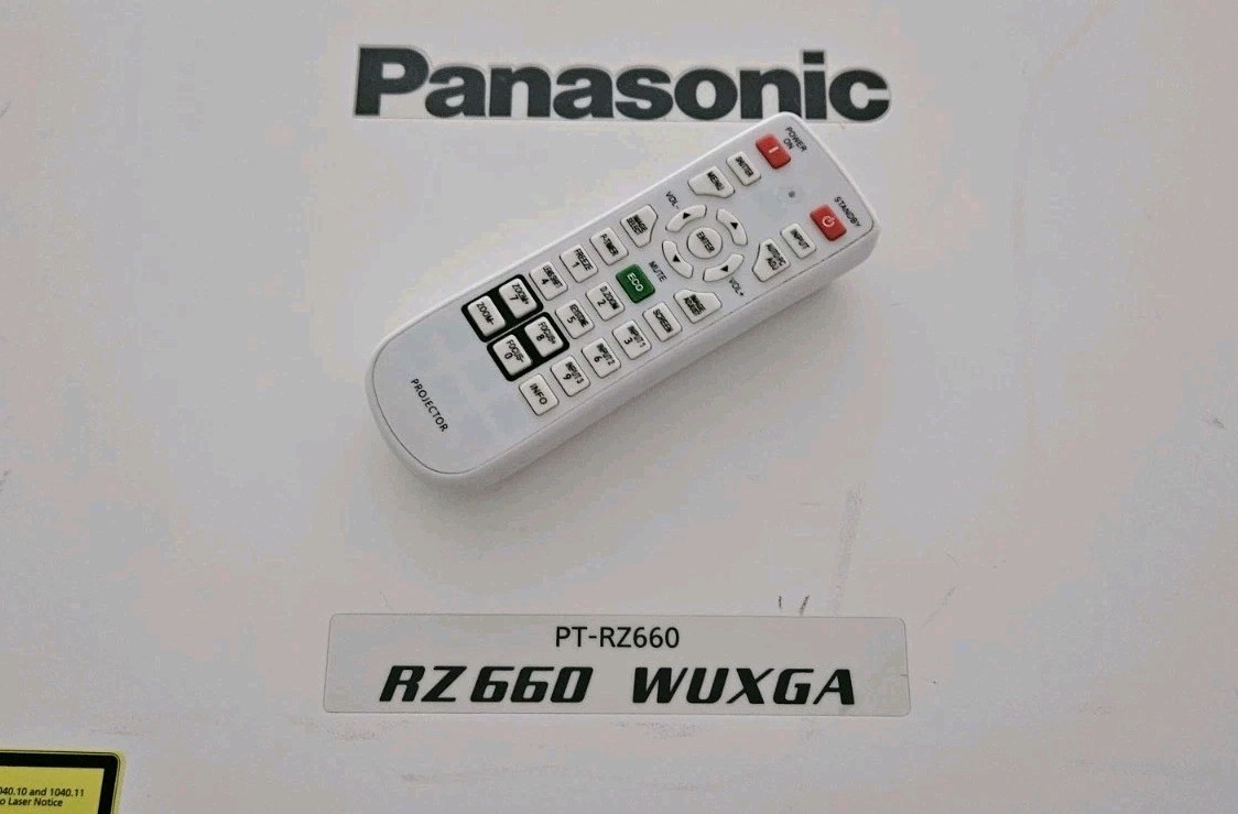 Panasonic PT-RZ660B WUXGA Laser DLP Projector 6000 Lumens