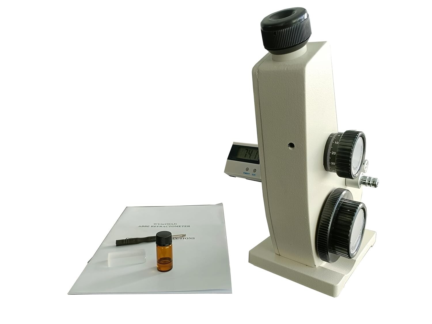 ABBE Refractometer Monocular Refractometer with Measuring Range 1.3000-1.7000 nD