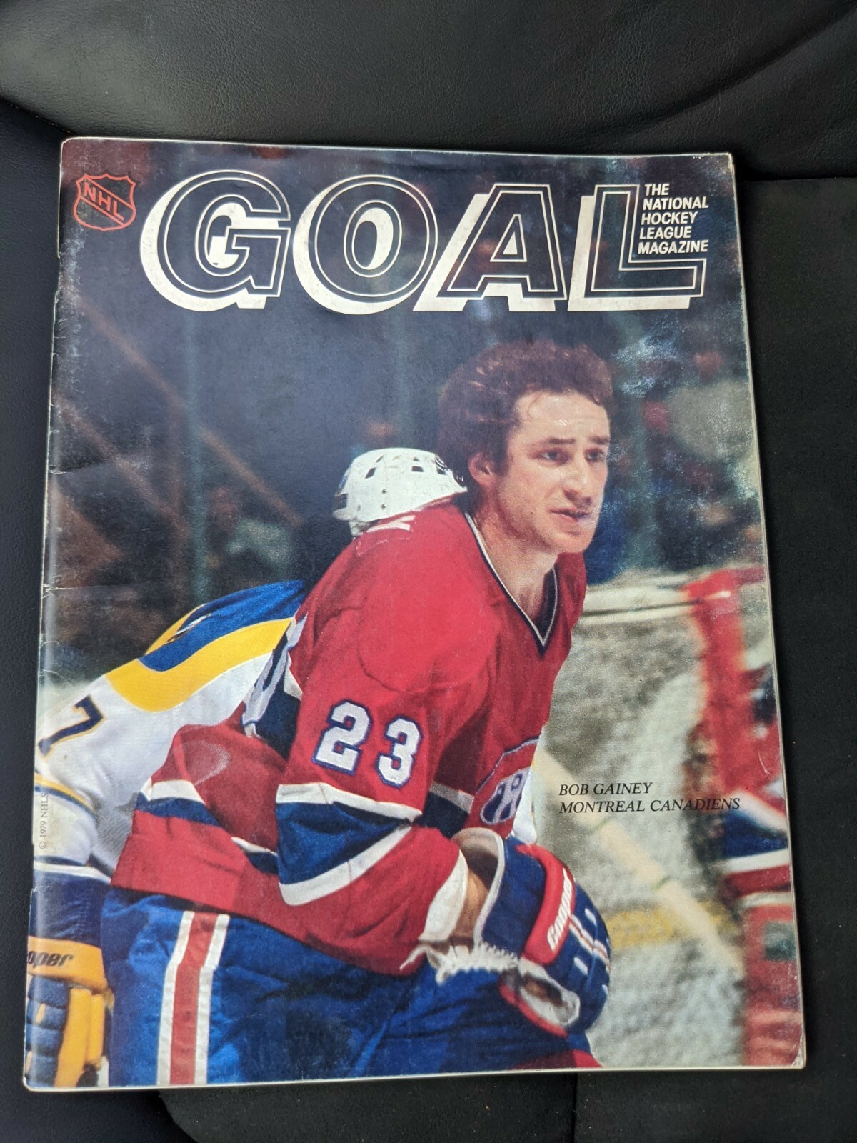 Vintage NHL Hockey 11/7/79 PENGUINS VS CANADIANS Program BOB GAINEY Cover