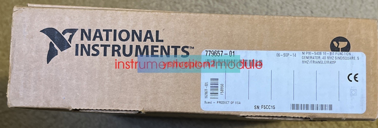 National Instruments NI PXI-5406 PXI Signal Generator 16-Bit 40 MHz FGEN NEW