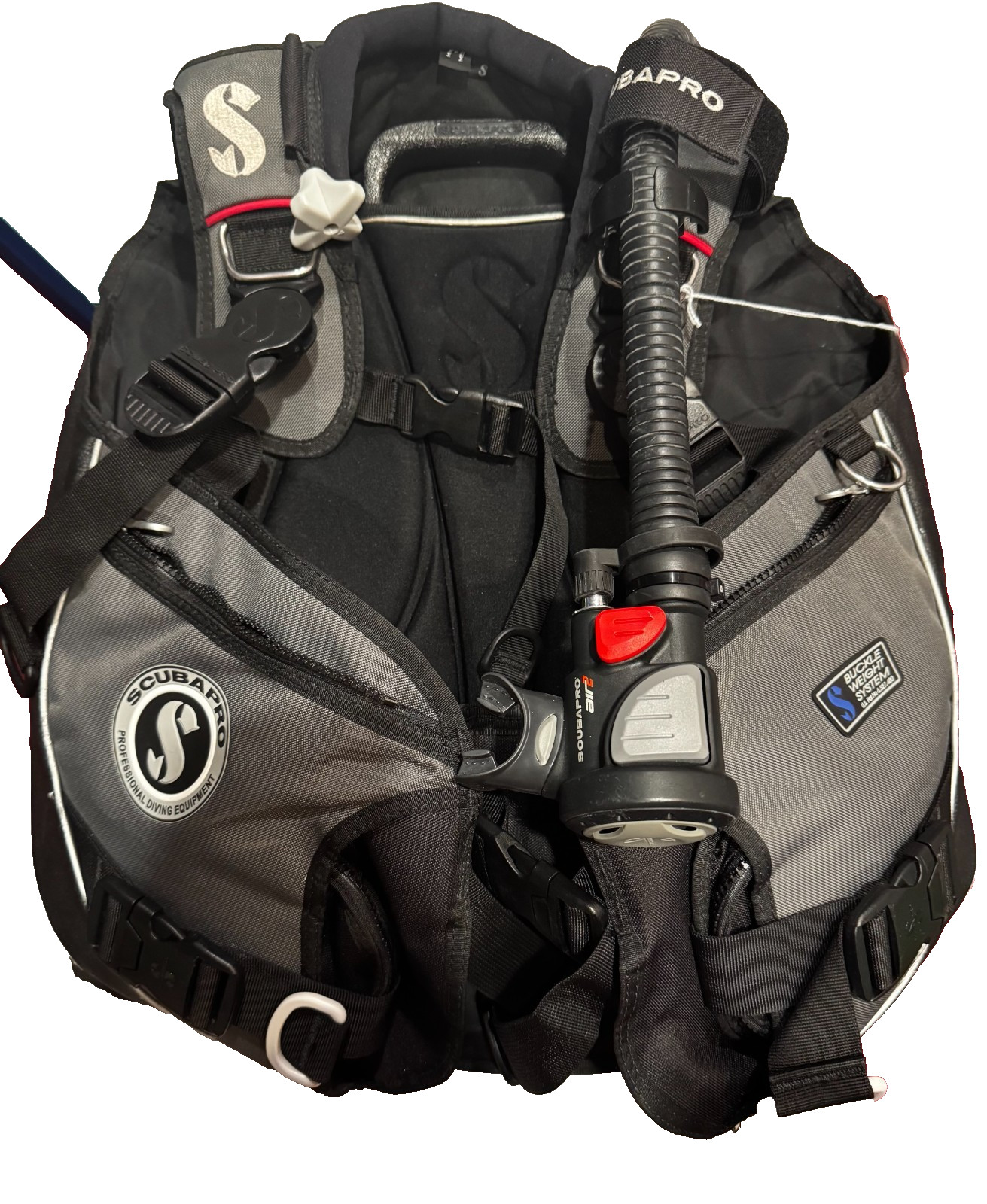 Scubapro Bella BCD Buoyancy Control Device with AIR2, women’s fit, Size S, Gray