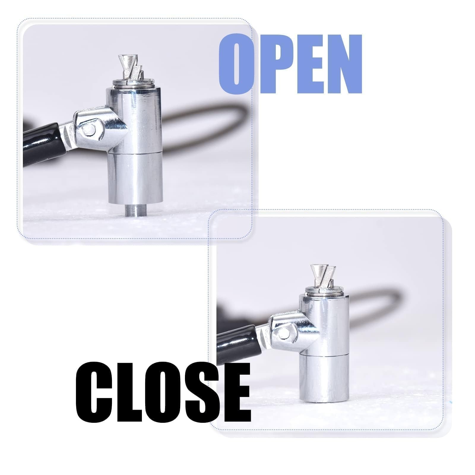 Laptop Cable Lock for 5.9FT Cable Lock for Laptop Anti Theft Security Locking...
