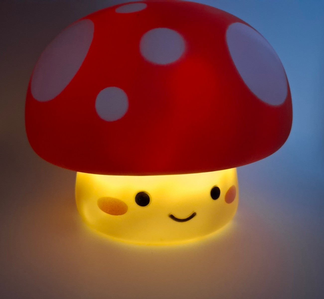 Mimicoco Moodlight Kino Mushroom Warm White Wireless WORKING PREOWNED Nightlight