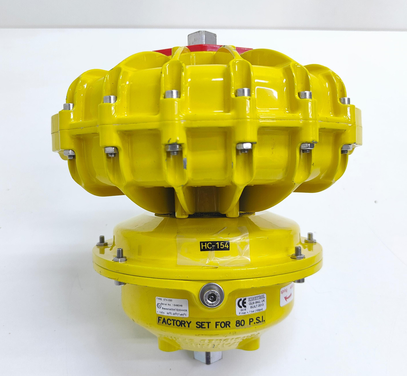 Kinetrol Model 070 Spring Return Single Acting Actuator,  HC#154