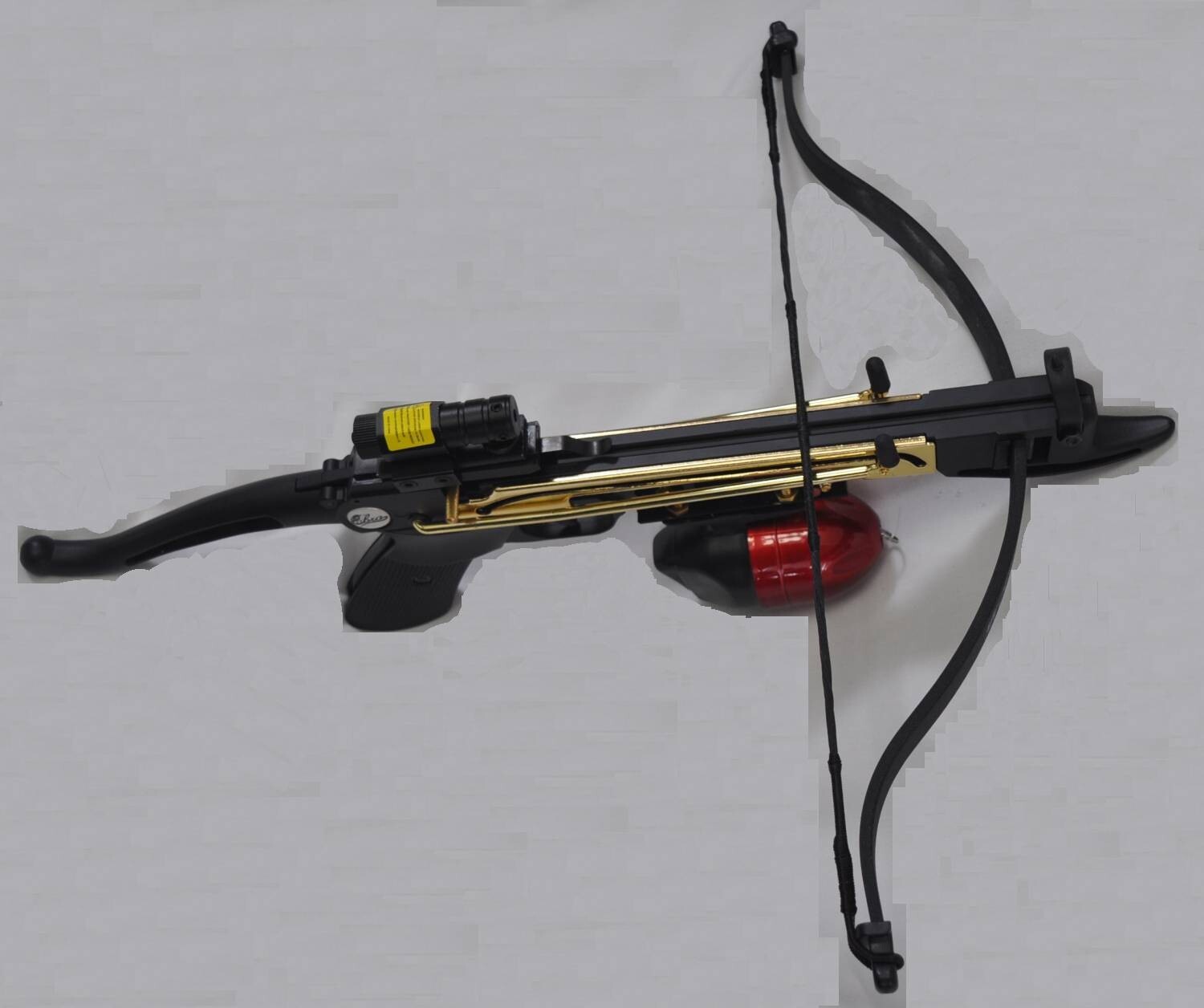 NEW 80 Lbs. Cross Bow w/ Red Laser - Fishing Arrow -Reel - Arrow Tips - Slider!