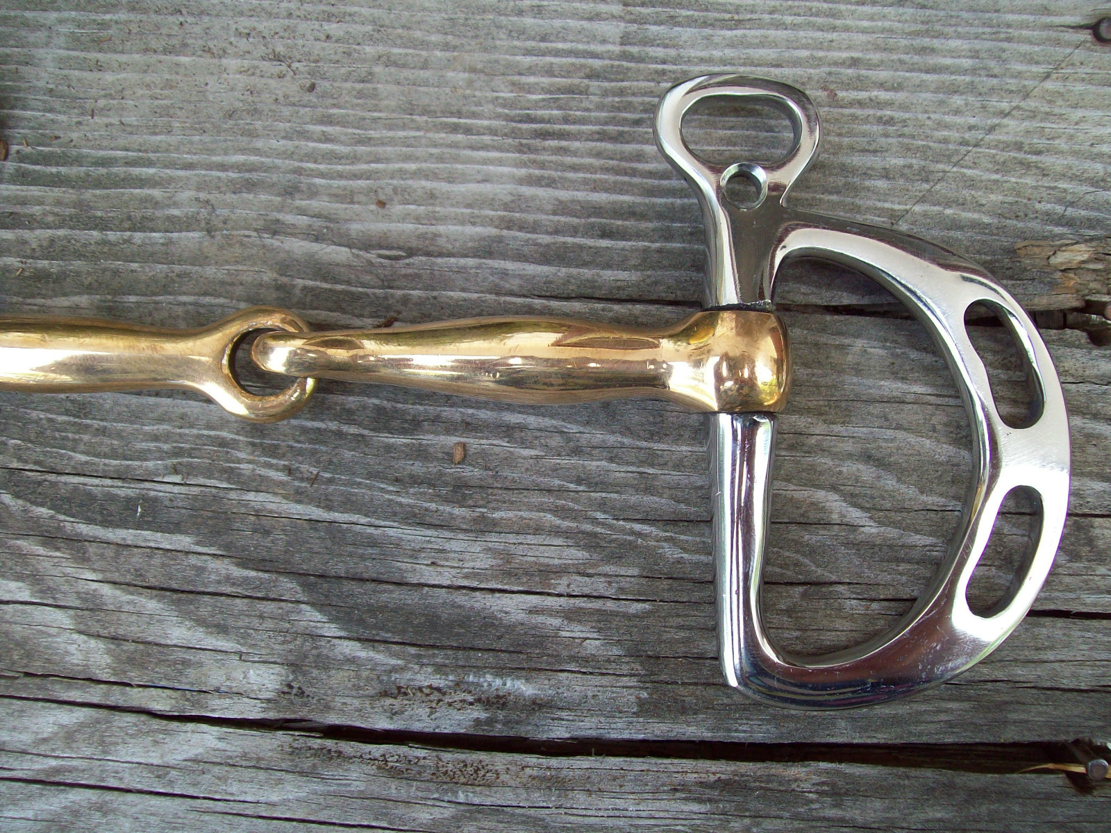 Kimberwick bit Snaffle copper mouth stainless sides 5"