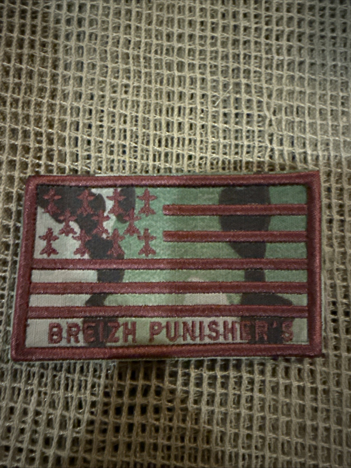 French Foreign Legion Navy Breizh Punishers Afgan War Patch
