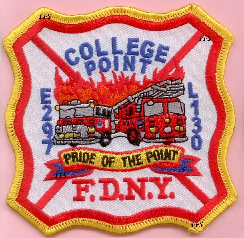 New York City Fire Dept Engine 297 Ladder 130 Patch