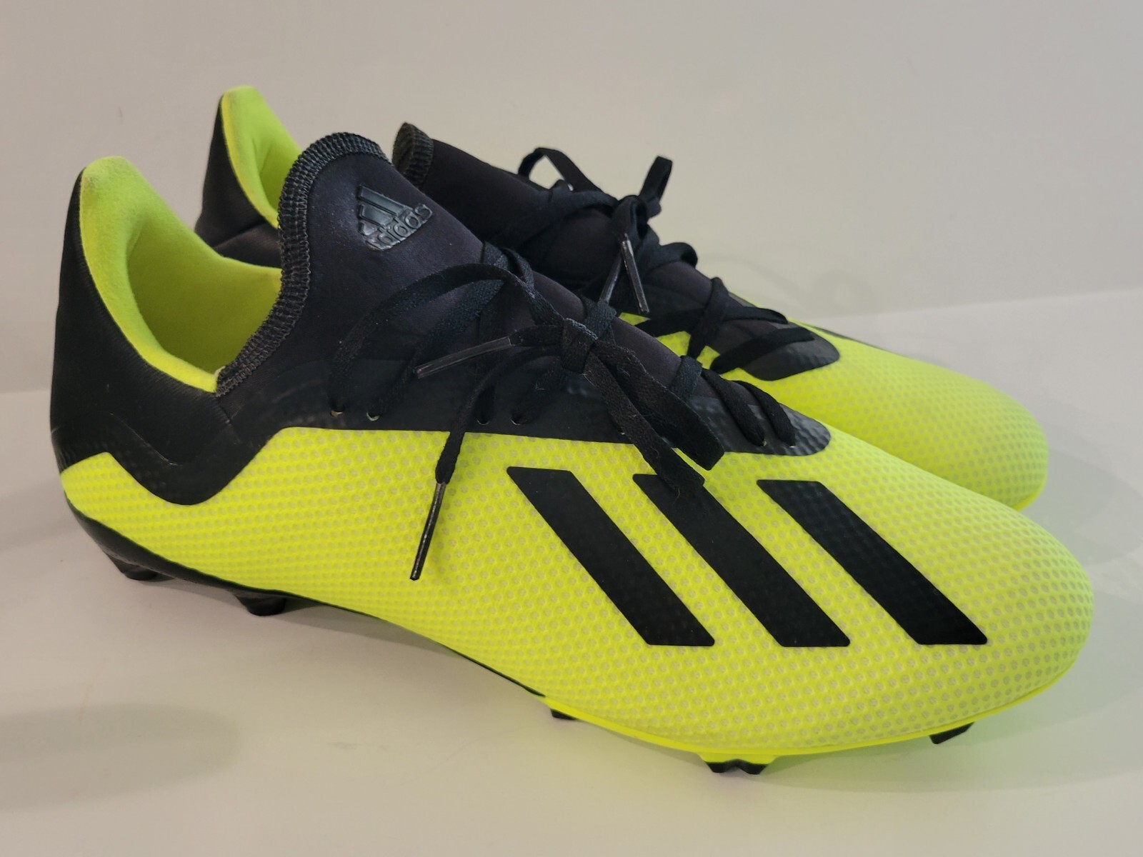 Adidas 18.3 Yellow Black Soccer Cleats MENS Size 12 DB2183