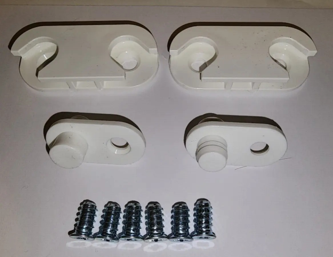 2 IKEA Hinge Parts Set Replacement #116713 #110364 HEMNES BISSA - US SELLER