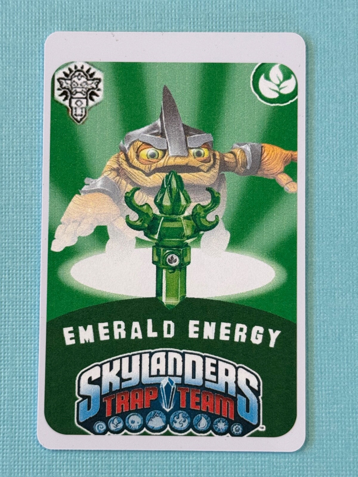 Skylanders Trap Team Emerald Energy Trap NFC Card