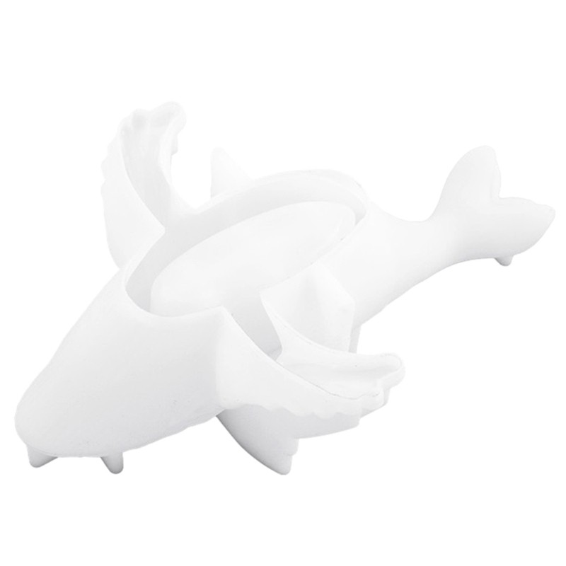 Practical Sturdy Silicone Whale Themed Mold for Craft Supplies and Home Storage