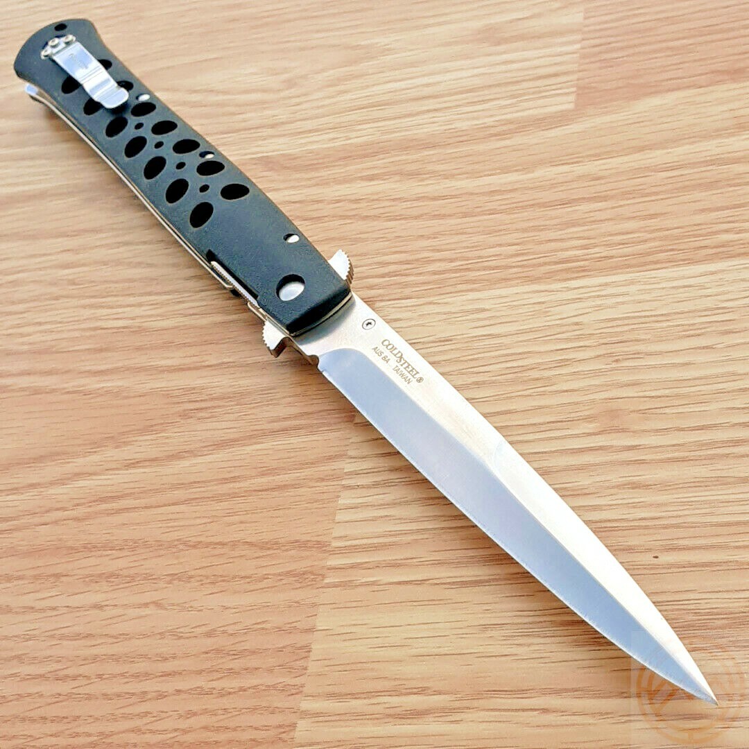 Cold Steel Ti-Lite VI Folding Knife 5.88" AUS-8A Steel Blade Black Zytel Handle