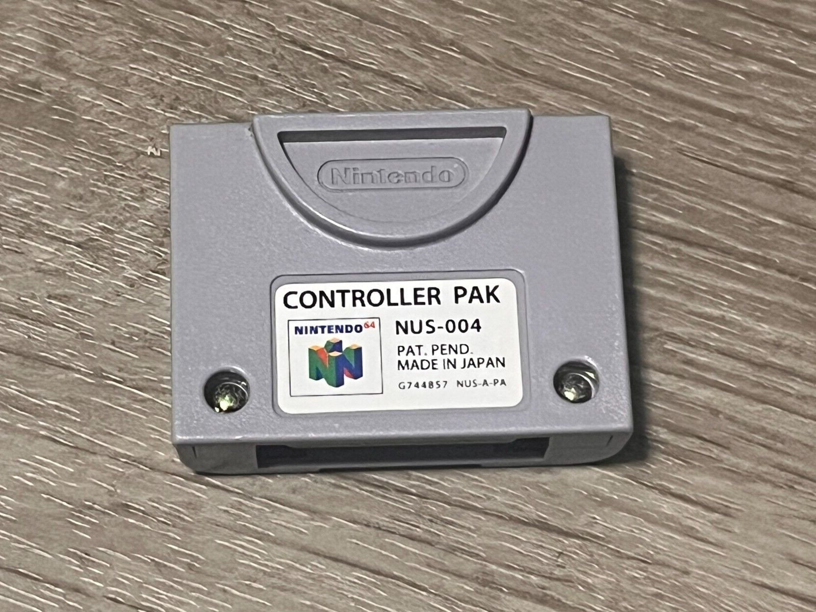 Nintendo N64 Controller Pak Memory Card OEM Official Brand NUS-004