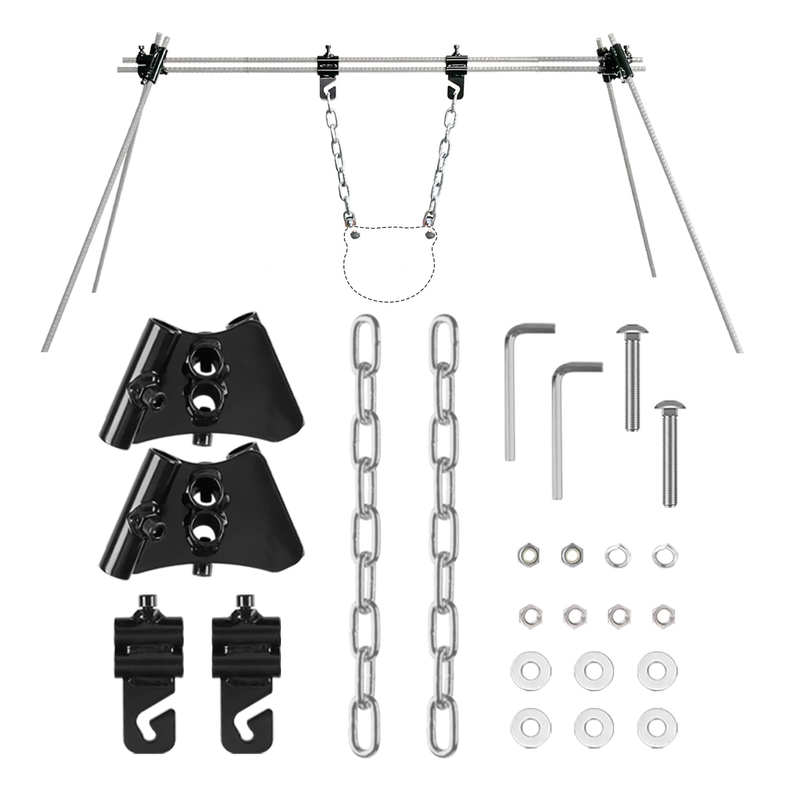 Highwild Rebar Target Stand A - Brackets & Mounting Kit