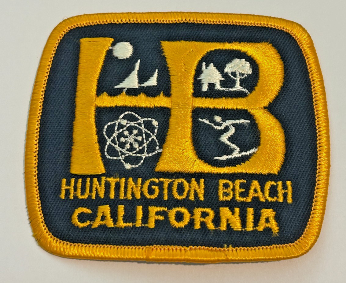 Vintage Huntington Beach California City Worker Patch Unused