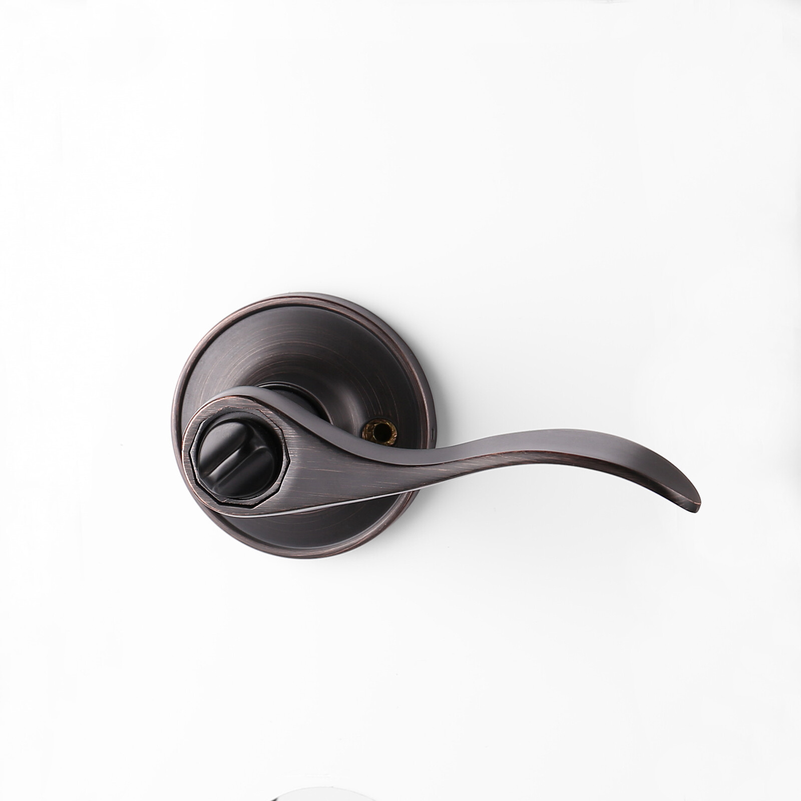 Probrico Front Entry Door Handle Lock Set Wave Lever Keyed alike Single Deadbolt