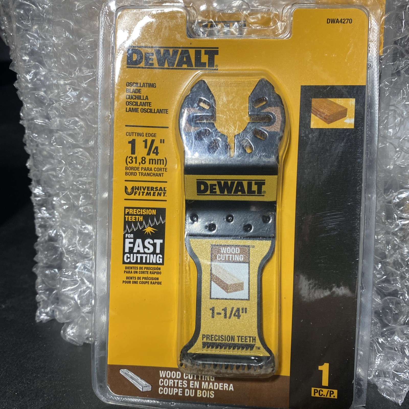 DEWALT DWA4270 Precision Tooth Oscillating Blade 1-1/4" USA