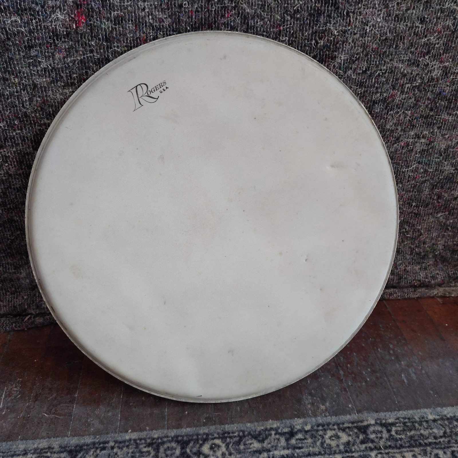 Vintage Rogers USA 18" Coated Drum Head