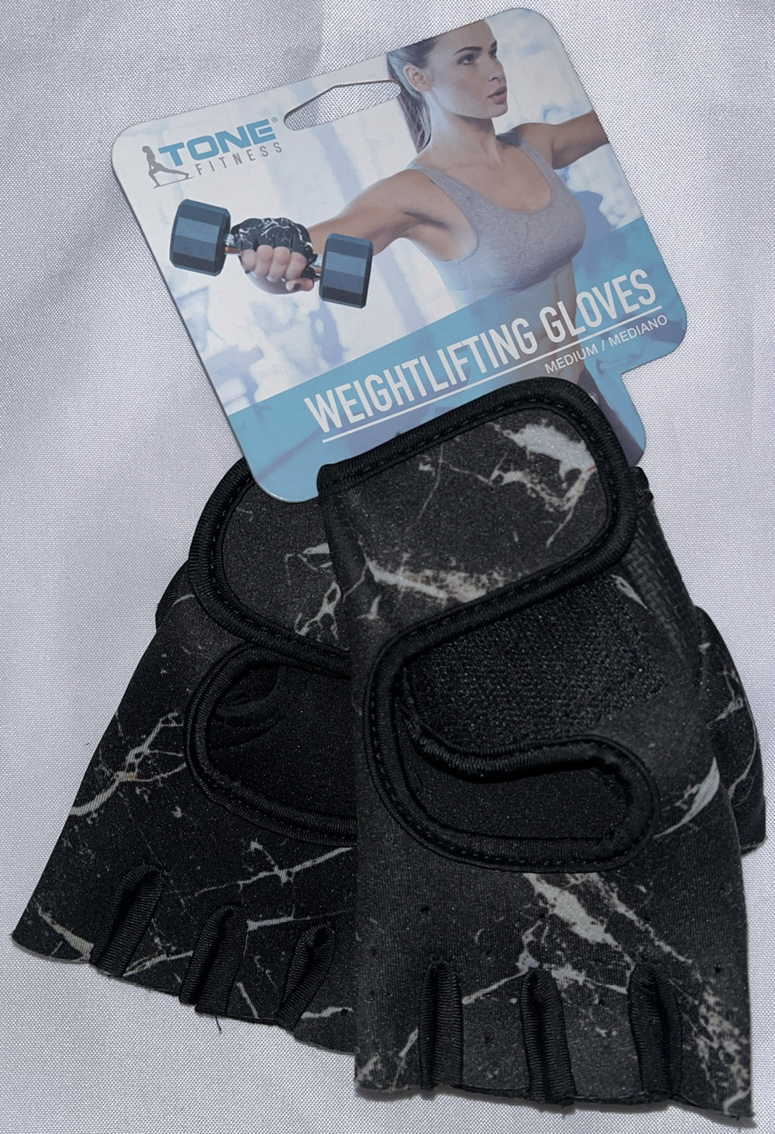 Tone Fitness Black Women’s Weightlifting Gloves-Size Medium NWT FREE SHIPPING
