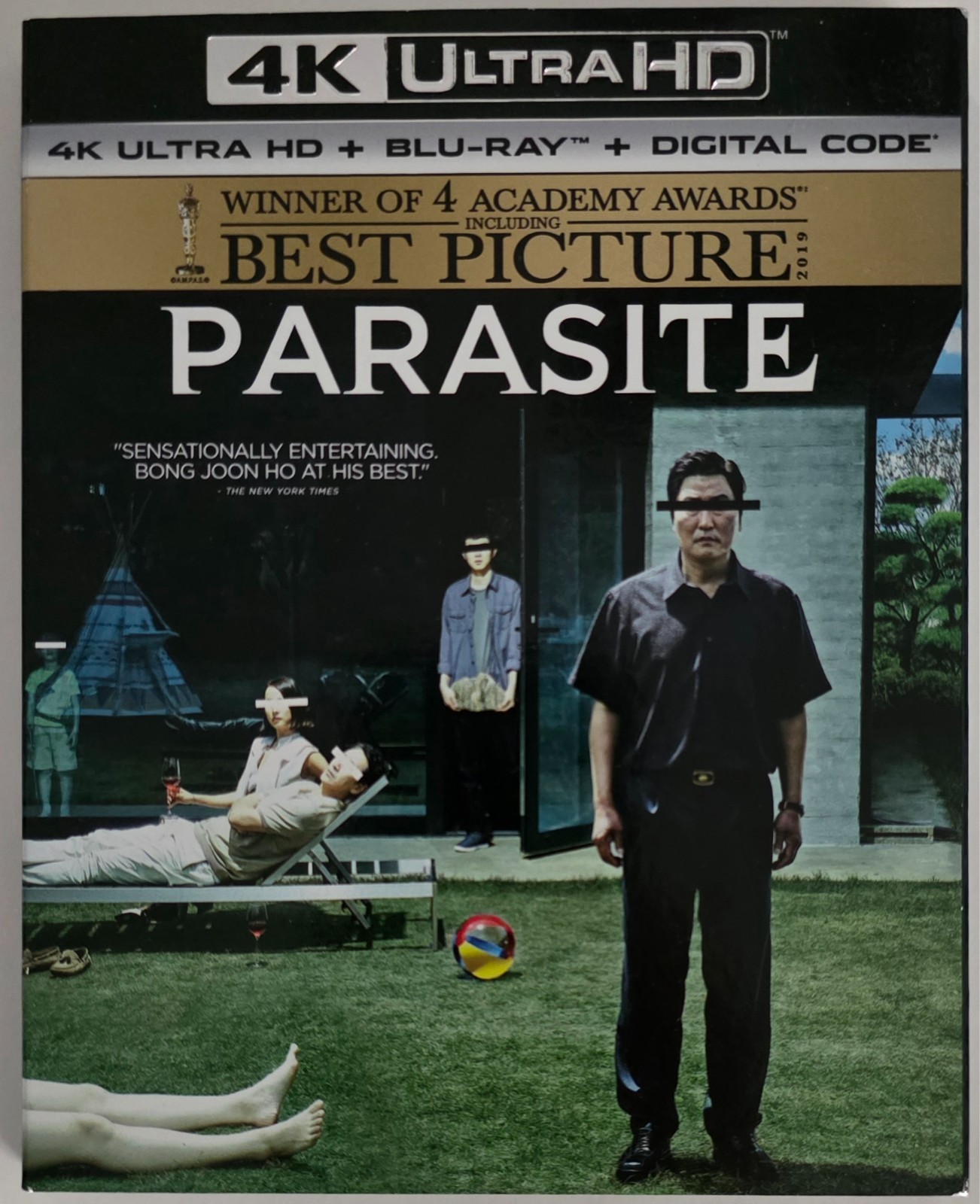 NEW PARASITE 4K ULTRA HD BLU RAY 2 DISCS + RARE OOP SLIPCOVER FREE USA SHIPPING