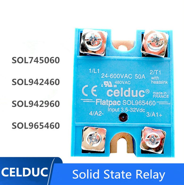 CELDUC Solid State Relay 50A SOL965460 SOL745060 SOL942460 SOL942960