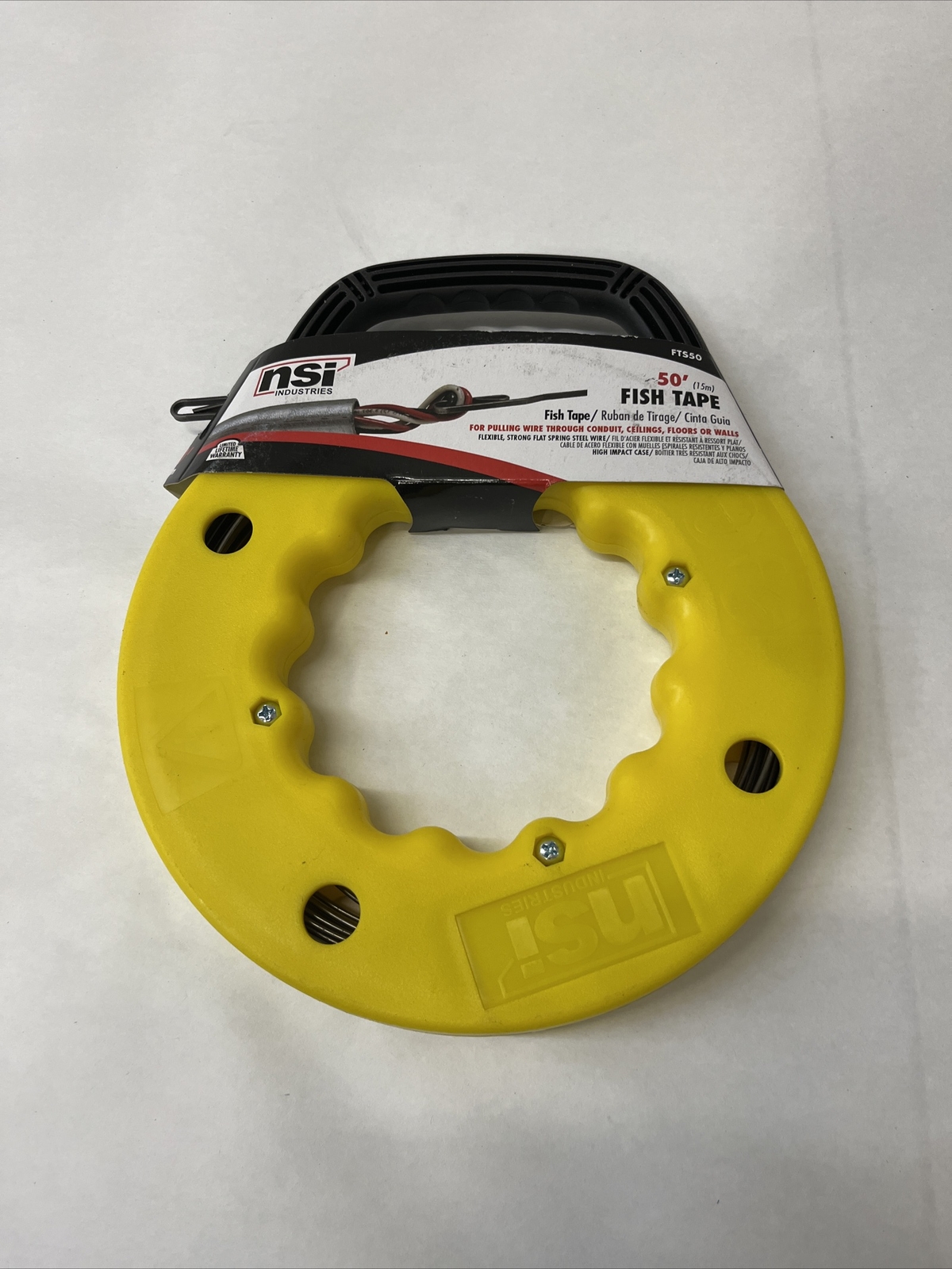 50ft Steel Fish Tape  nsi Industries FTS50