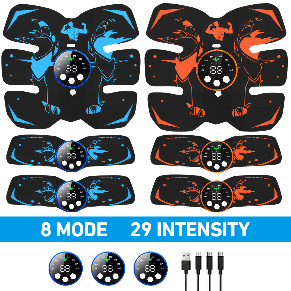 EMS Abdominal Muscle Toning Trainer Stimulator Toner Fitness Belt Belly Shaper