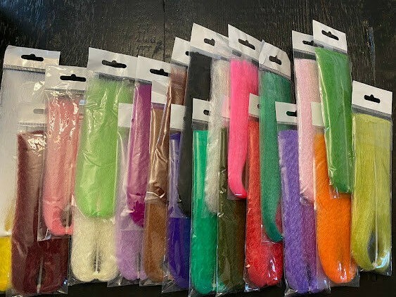 Synthetic Hair, Super Hair, Fibre, Fly Tying, Jig Tying, Many Colors,