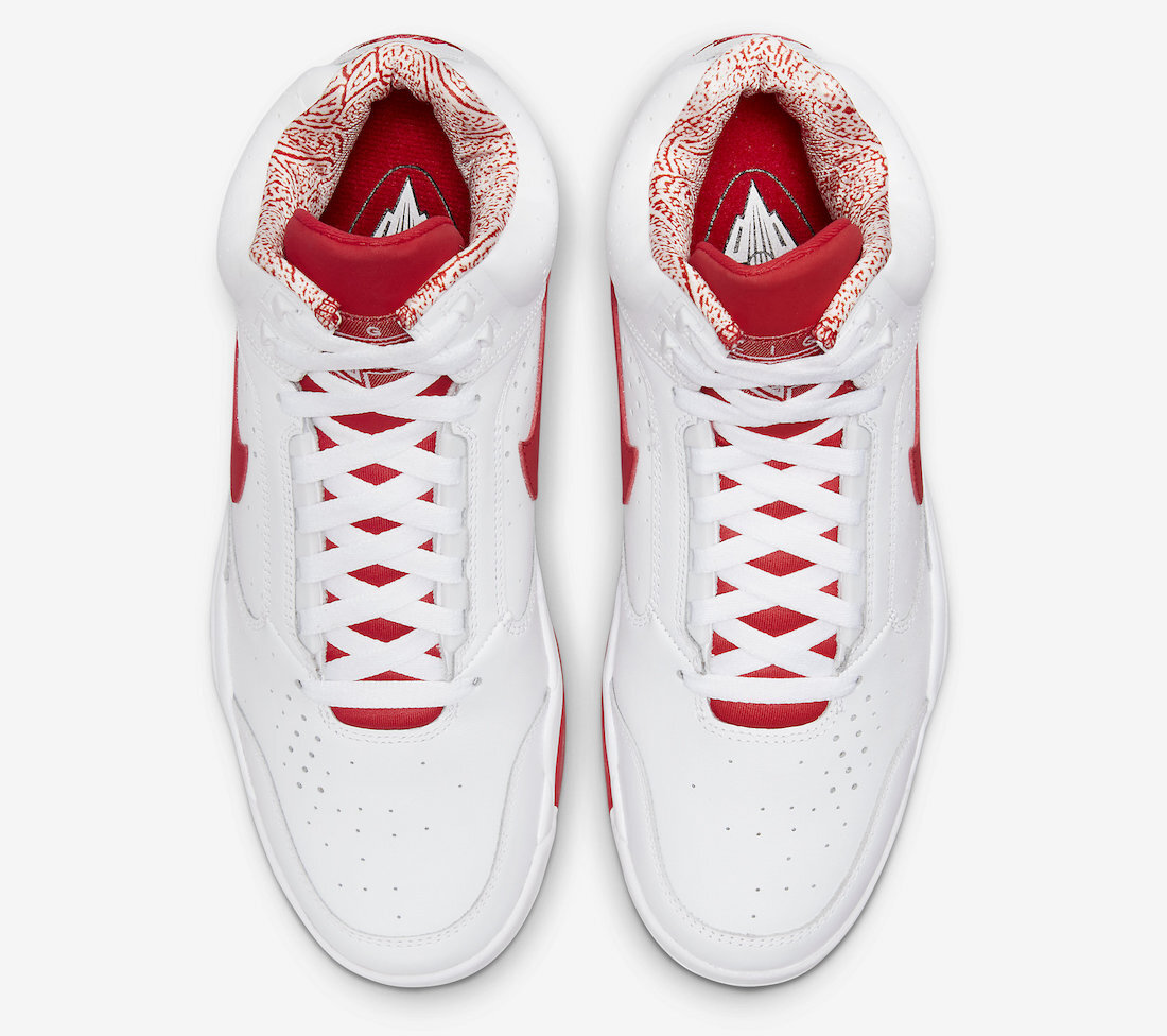 Nike Air Flight Lite Mid Scottie Pippen White University Red DJ2518-101 Men's