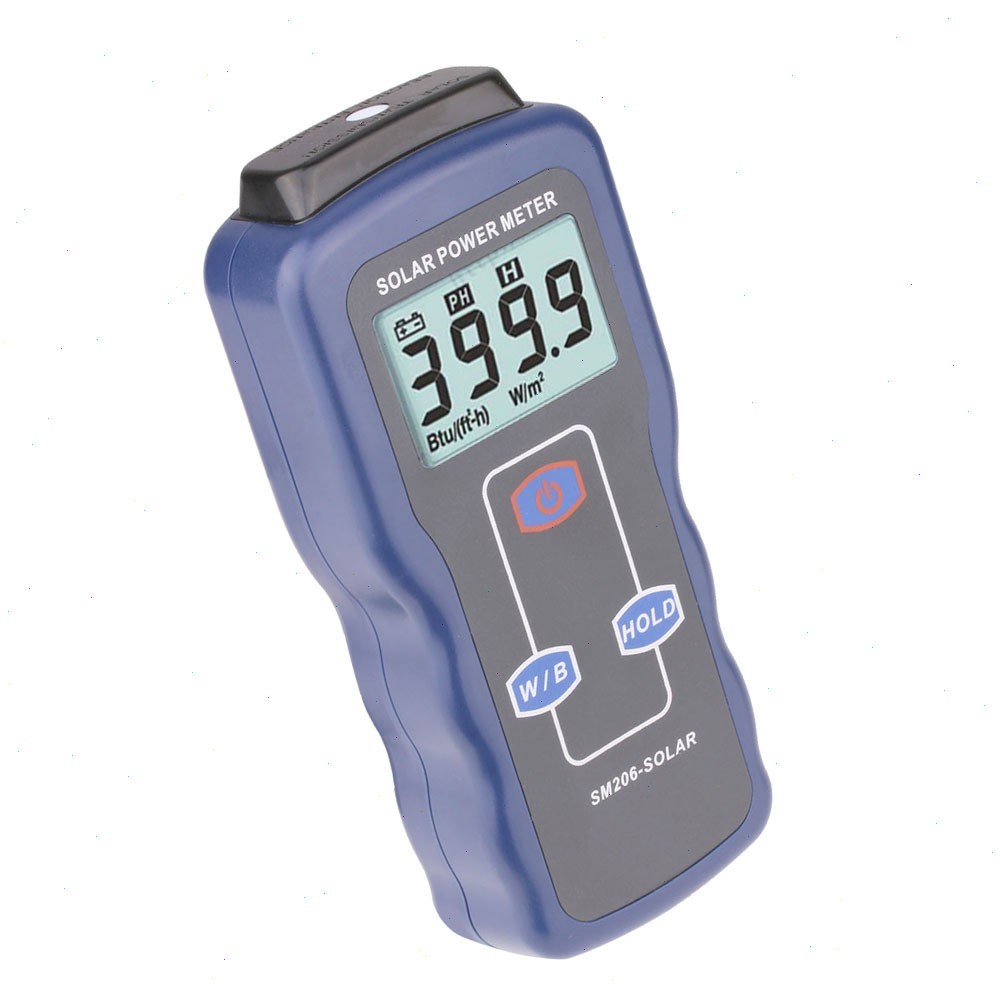 Solar Power Meter Solar Radiation Meter Tester For Testing Sun Light Radiation