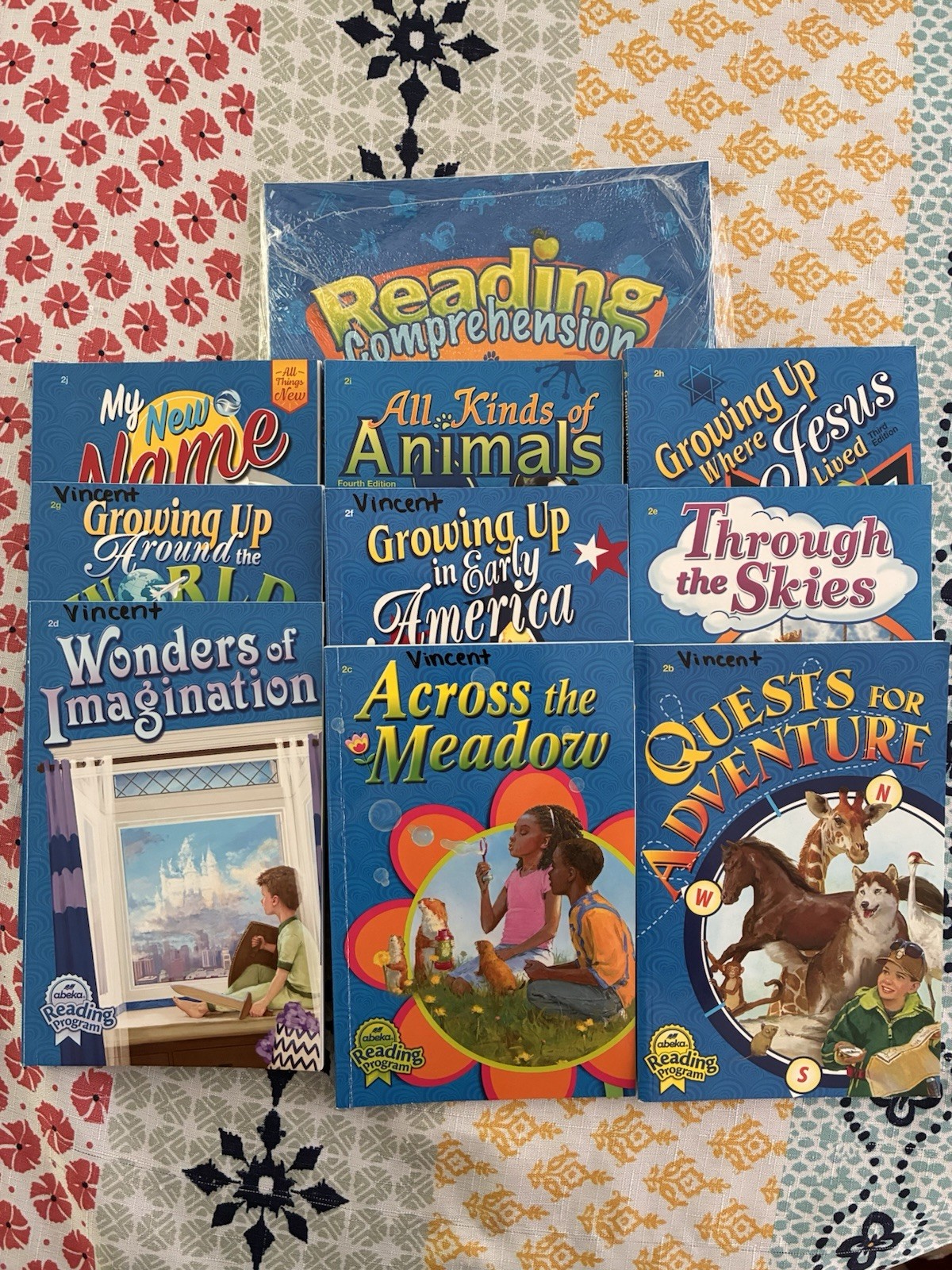 Abeka 1st Grade Readers & Stud. Reading Comprehension Skill Sheets New/UsedClean