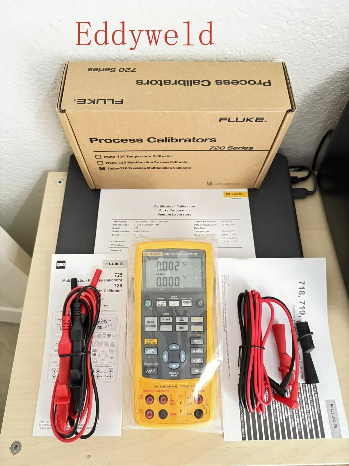 Fluke 726 Precision Multifunction Process Calibrator #Z