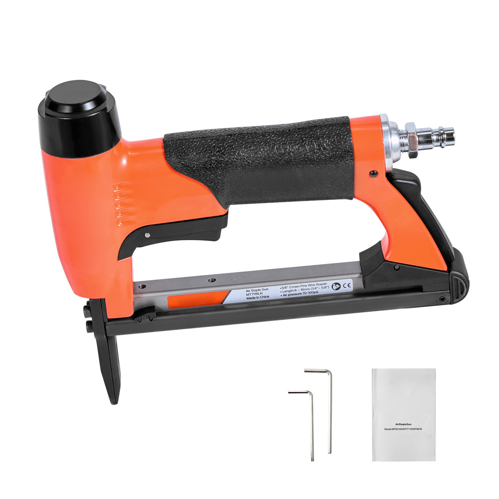 Uimoso Pneumatic Staple Gun 22 Gauge 71 Series Fine Wire Staples with 3/8" Crown