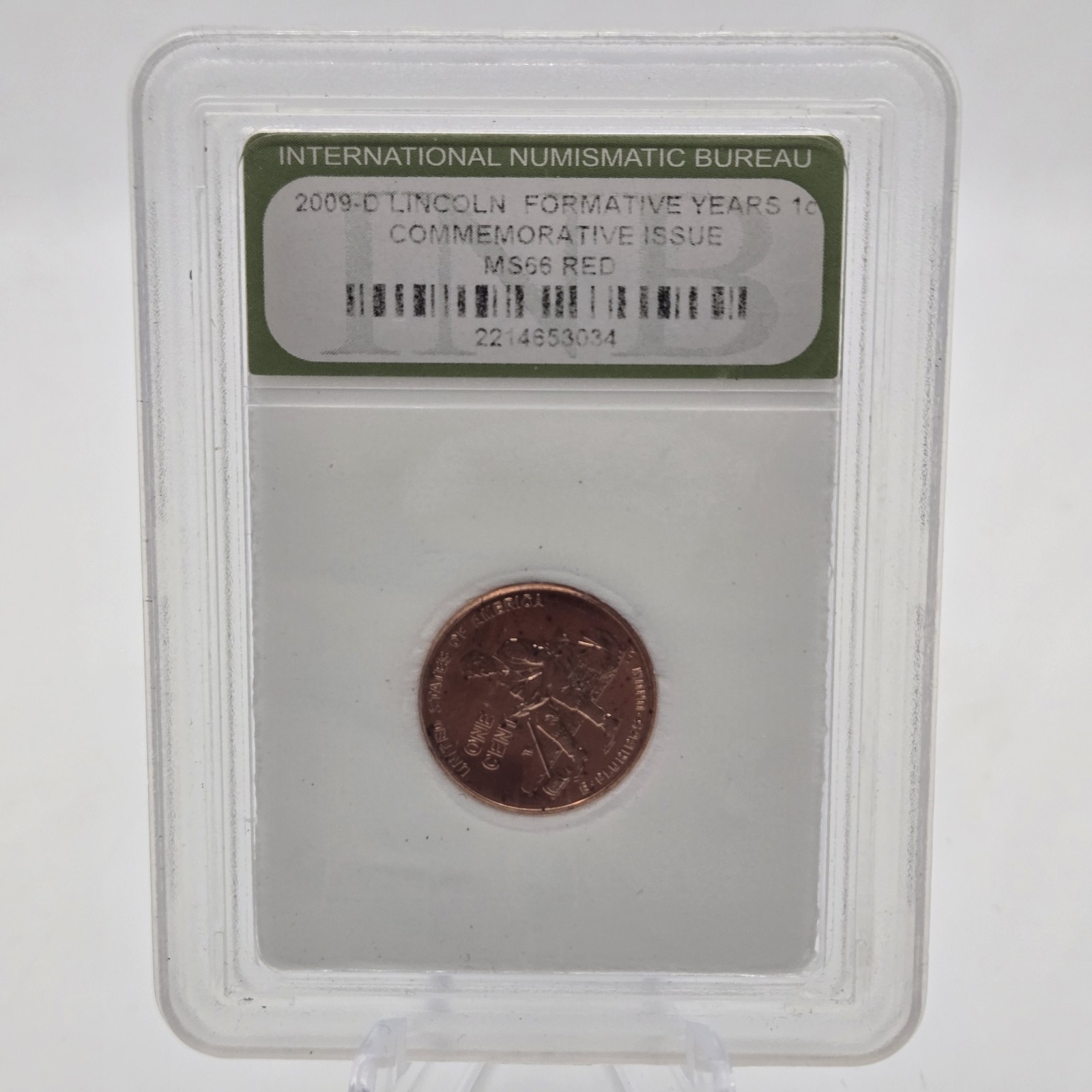 2009 D 1c Lincoln Formative Years Cent  MS65 RED
