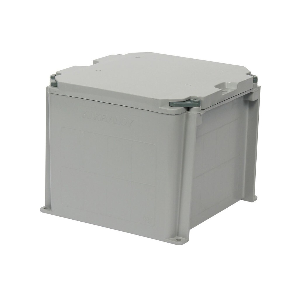 Kraloy 278307 JBX887 8''x8''x7'' PVC Junction Box Indoor/Outdoor Rated