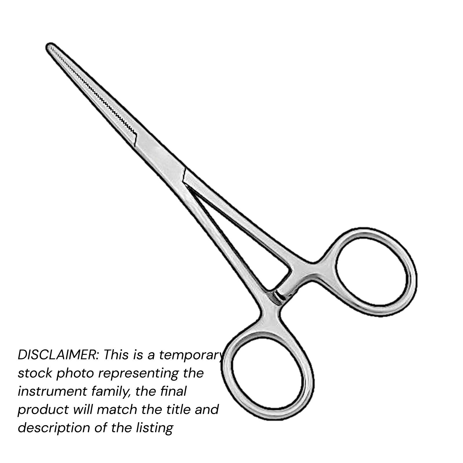 3 pcs Rochester-Pean Hemostat Forceps 6.25" Straight Brushed Stainless Finish XP