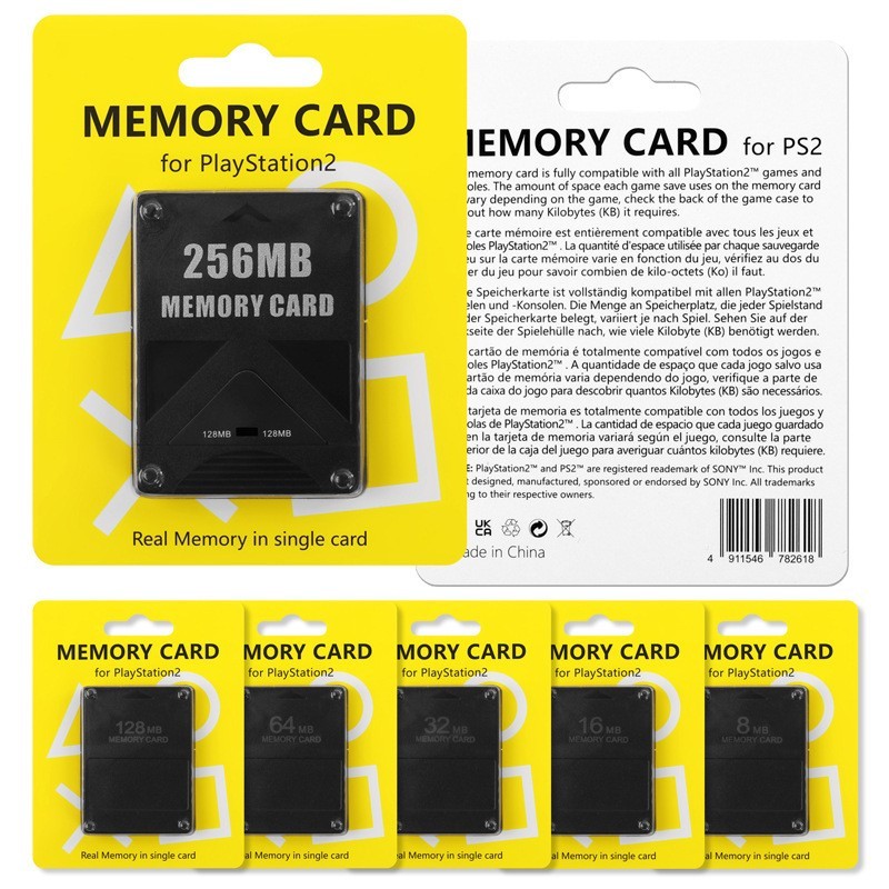 256M Megabyte for Sony Playstation 2 PS2 Memory Card
