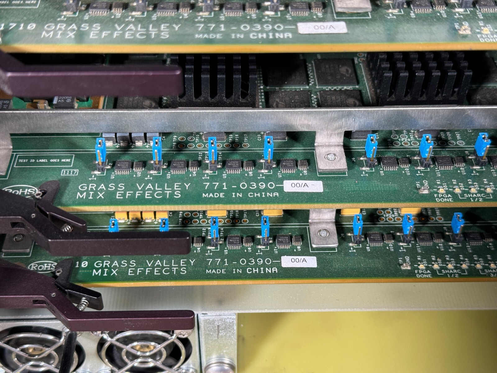 Grass Valley Karrera Classic Frame 96 inputs X 48 outputs. 4 ME’s
