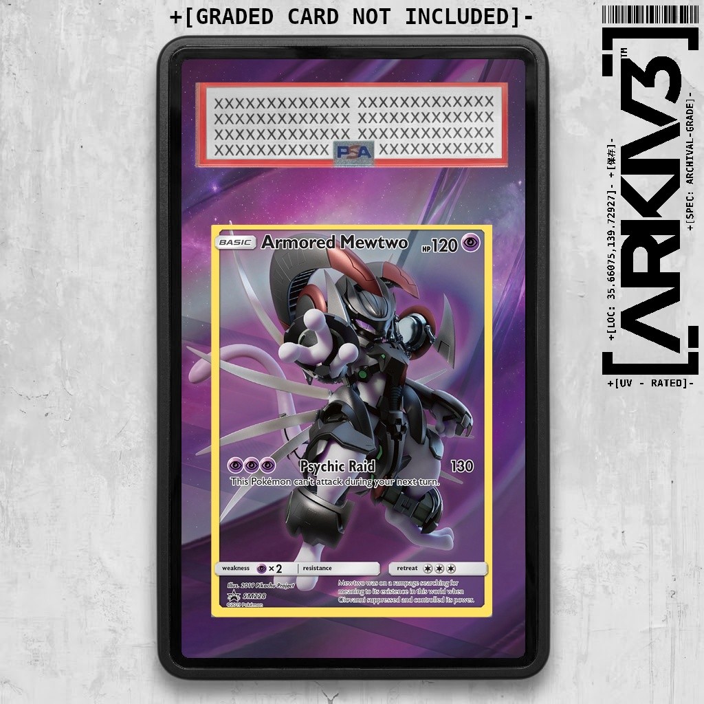 PSA/TAG Armored Mewtwo (SM228) Extended Art Graded Case