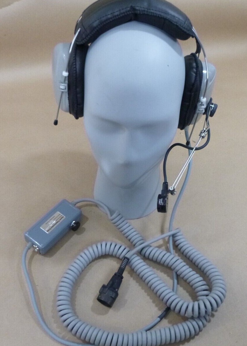 Joyce JTHM-57 Headset W/ Microphone, Push To Talk W/ U-161/U Circular Connector