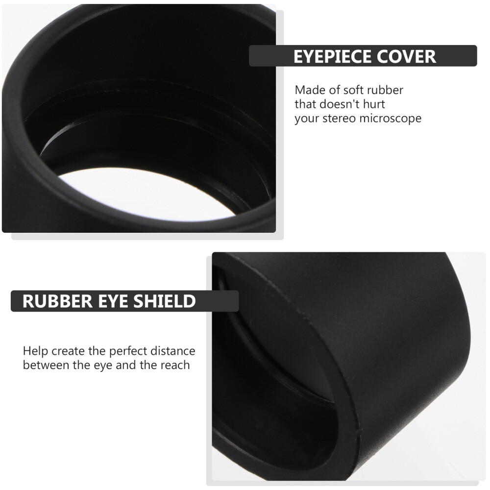 2PCS Rubber Eye Shield 33mm Eye Guards Cups Eyepiece Covers for Microscope