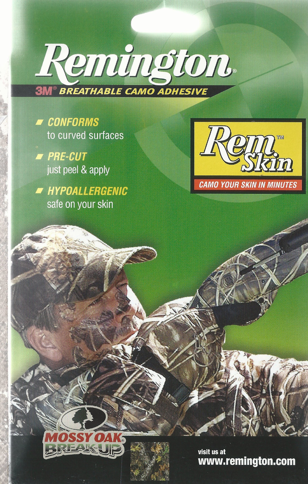 Remington Rem Skin Mossy Oak Break-Up Skin Camo 3M Breathable Medical Tape