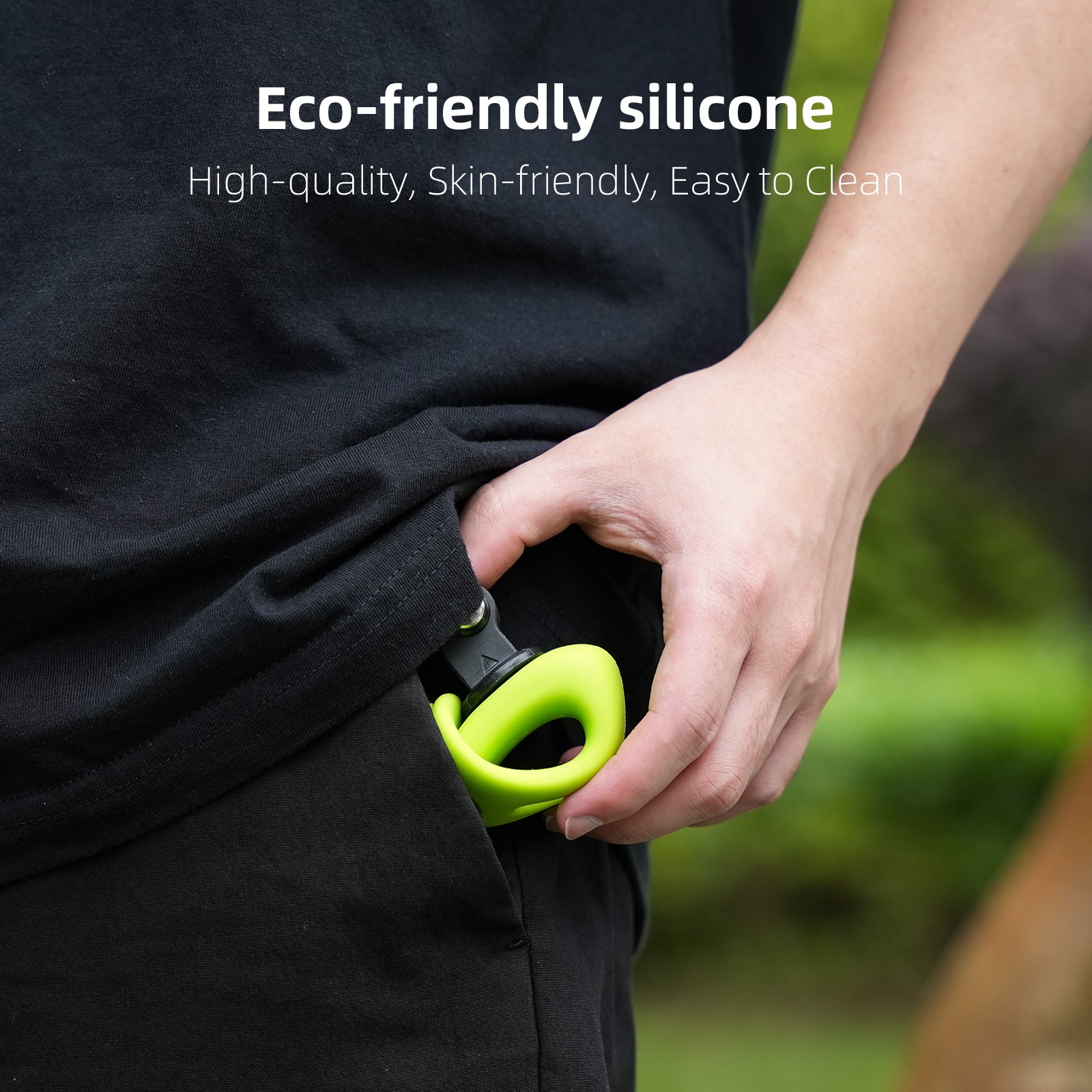 1Pc Green Flexible Mount 360° Rotation Accessory For Gopro/DJI Action Camera aa
